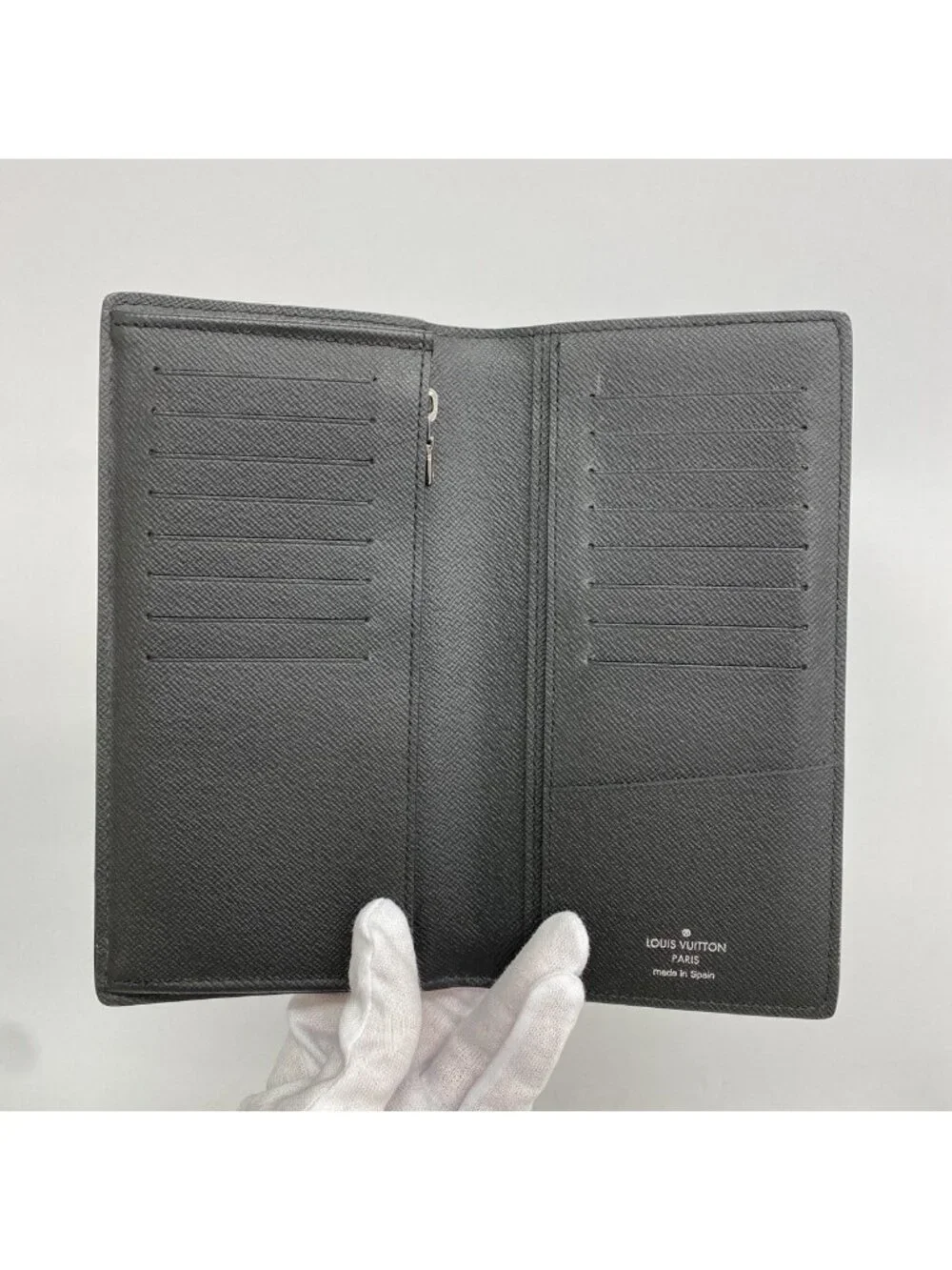 Louis Vuitton Wallet Monogram Eclipse Portefeuille Brazza Black